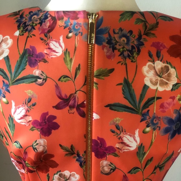 Calvin Klein Floral Scuba Dress - Picture 7 of 8